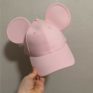 Pink Mouse Ear Cap